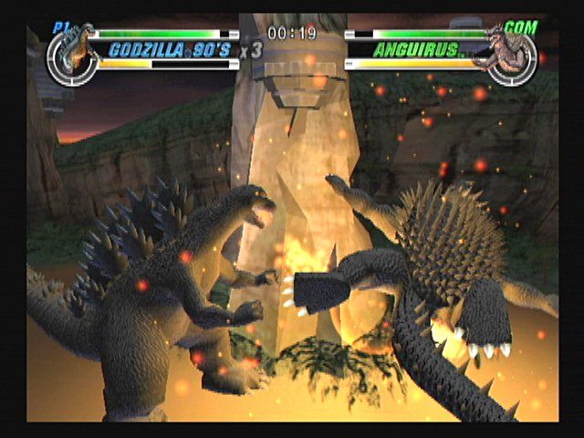 Godzilla: Destroy All Monsters Melee screenshot 5 for Gamecube